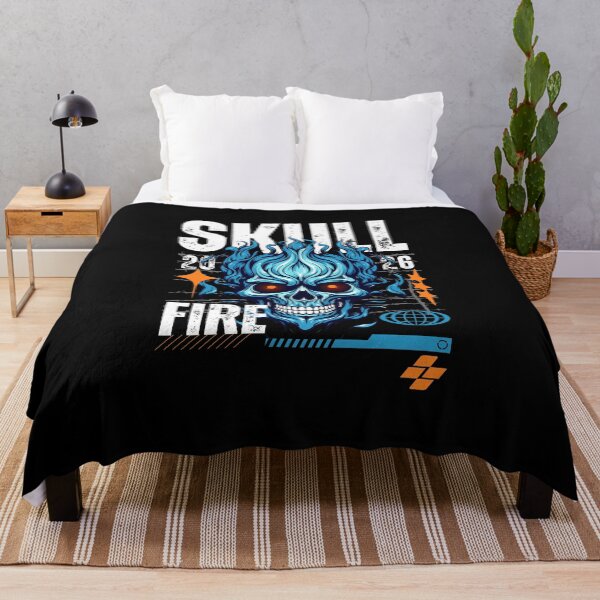 Item preview, Azure Inferno Skull designed and sold by Ahmed-DARWISH.
