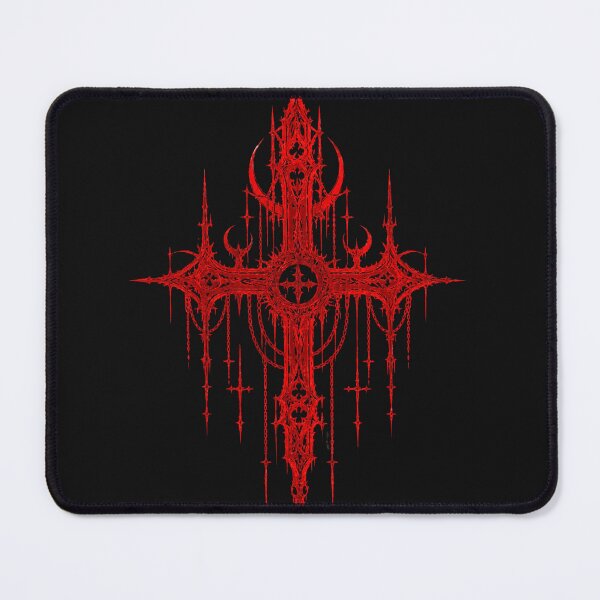 Item preview, Gothic Blood Cross – Dark Occult Dripping Sigil designed and sold by unglaublichGut.