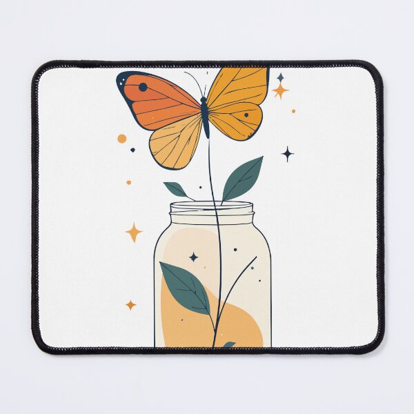 Item preview, Mystical Celestial Butterfly in Mason Jar Art designed and sold by BestChoiceService.