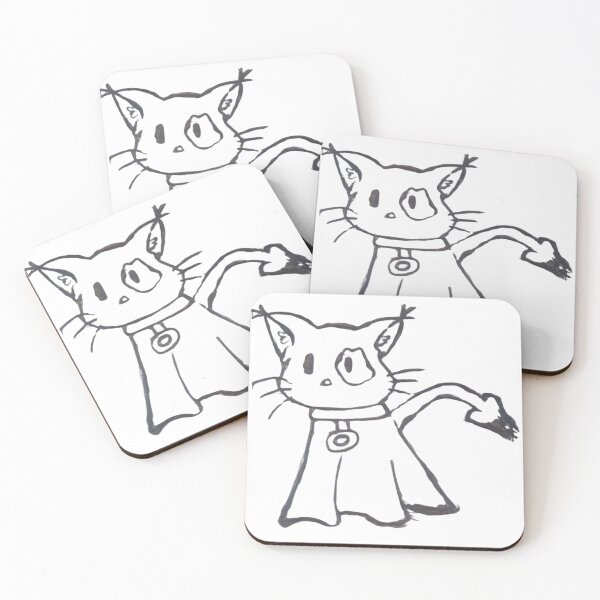 Item preview, : Wizard Cat Sketch designed and sold by DoodleVerseDark.