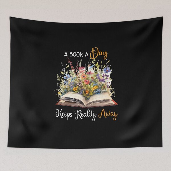 Item preview, A Book A Day Keeps Reality Away designed and sold by HopeeART.