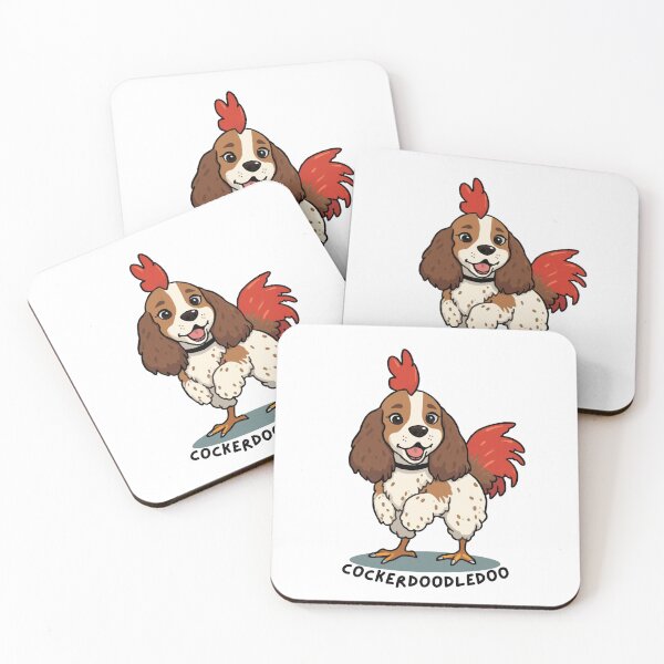 Item preview, Cocker Spaniel Rooster Chicken Cockerdoodledoo designed and sold by andersonarchive.