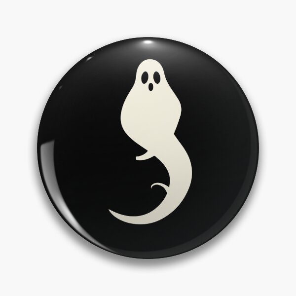Item preview, Minimal Floating Ghost Silhouette – Cute Spooky Halloween Design designed and sold by BlackBoneArt.