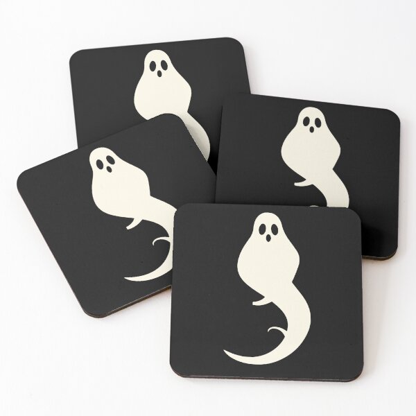 Item preview, Minimal Floating Ghost Silhouette – Cute Spooky Halloween Design designed and sold by BlackBoneArt.