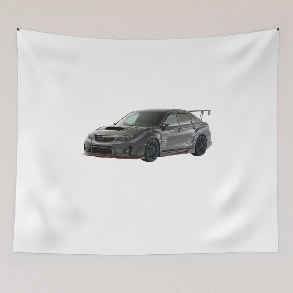 Item preview, Black Subaru WRX STI Carbon Fiber Hood JDM Street Racing designed and sold by Lellenatavarez.