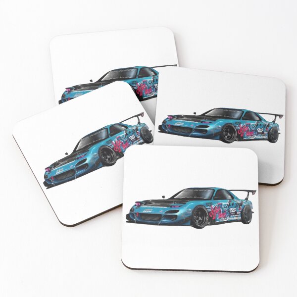 Item preview, Mazda RX-7 Blue Graffiti JDM Drift Street Racing designed and sold by Lellenatavarez.