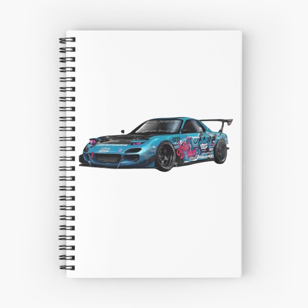 Item preview, Mazda RX-7 Blue Graffiti JDM Drift Street Racing designed and sold by Lellenatavarez.