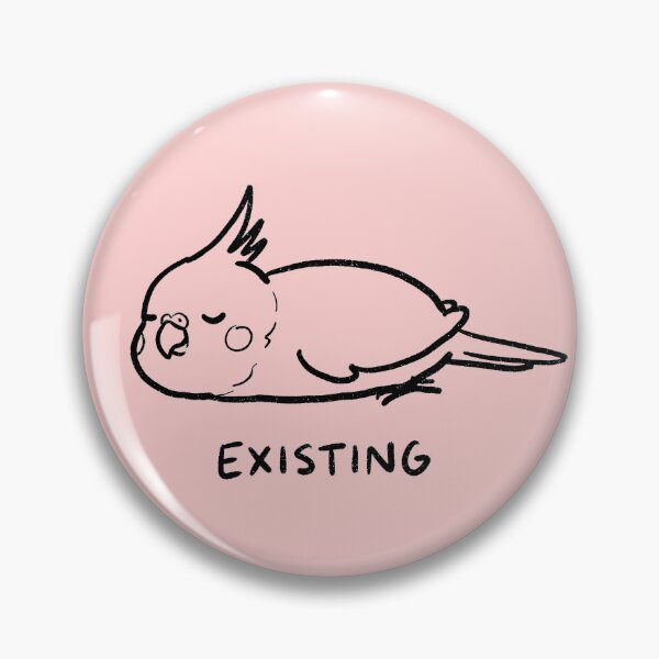 Item preview, Cockatiel Bird "EXISTING" designed and sold by shellle in the ocean.