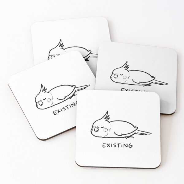 Item preview, Cockatiel Bird "EXISTING" designed and sold by shellle in the ocean.