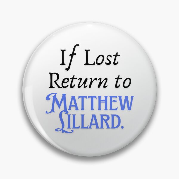 Item preview, If Lost Return to Matthew Lillard  designed and sold by urchoice002.
