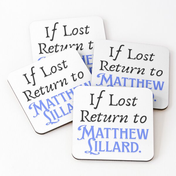 Item preview, If Lost Return to Matthew Lillard  designed and sold by urchoice002.