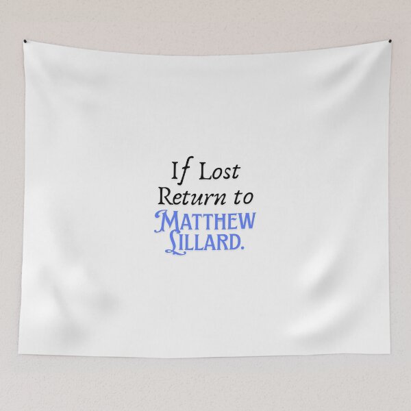 Item preview, If Lost Return to Matthew Lillard  designed and sold by urchoice002.