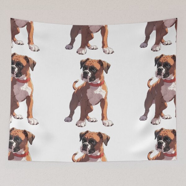 Item preview, Cute Boxer puppy dog designed and sold by MendaciousMina.