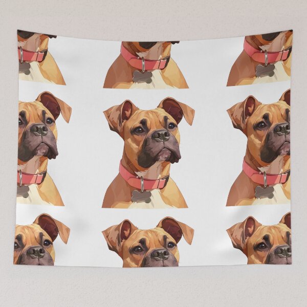 Item preview, Cute Boxer puppy dog designed and sold by MendaciousMina.