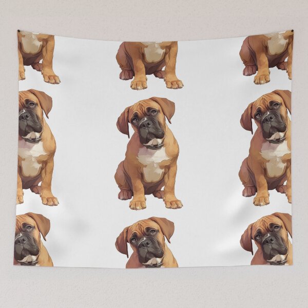 Item preview, Cute Boxer puppy dog designed and sold by MendaciousMina.