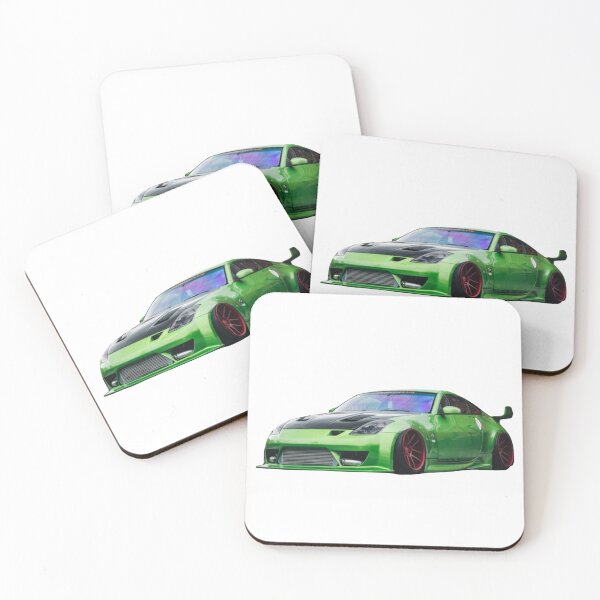 Item preview, Nissan 370Z Green Carbon Fiber Hood JDM Street Racing designed and sold by Lellenatavarez.