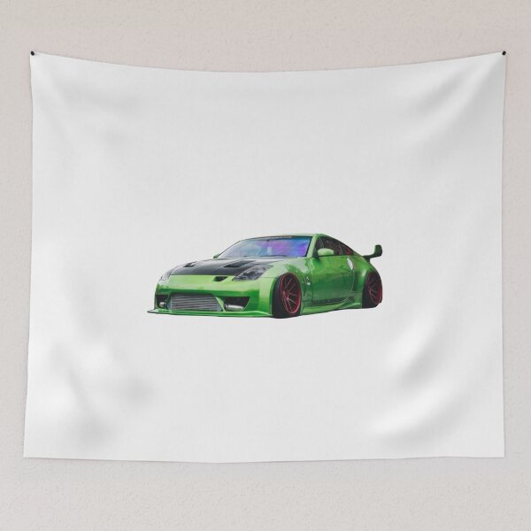 Item preview, Nissan 370Z Green Carbon Fiber Hood JDM Street Racing designed and sold by Lellenatavarez.
