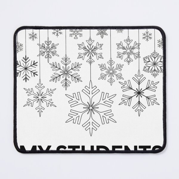 Item preview, Minimalist Line Art Snowflakes on White designed and sold by Bloomkept.