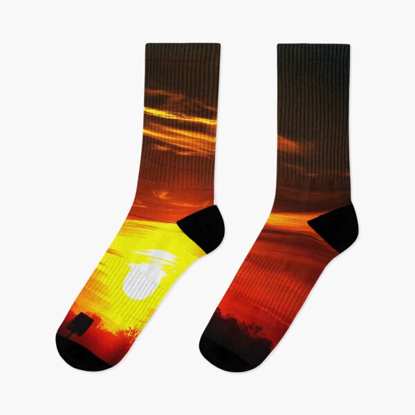 Item preview, Fiery Sunset Over Trees designed and sold by Stacey's unpromised.