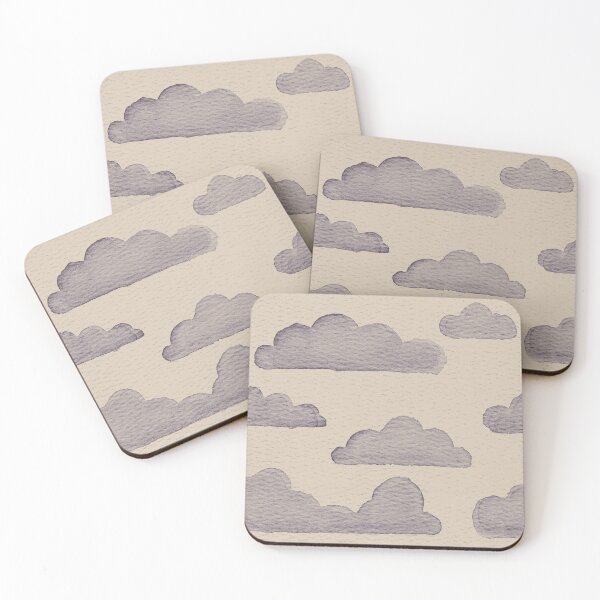 Item preview, Dreamtime Clouds Watercolor Pattern - Dove + Fig designed and sold by Irene Estelle.