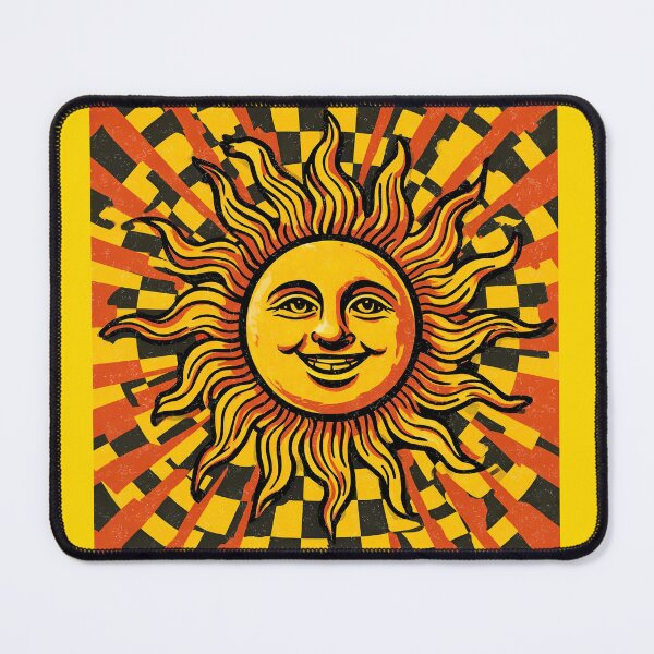 Item preview, Dopamine Decor Checkered Sun designed and sold by HugoYuli.