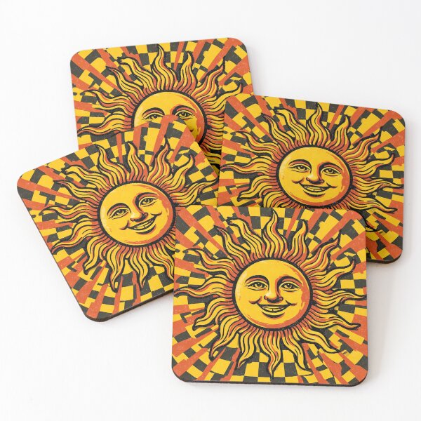 Item preview, Dopamine Decor Checkered Sun designed and sold by HugoYuli.