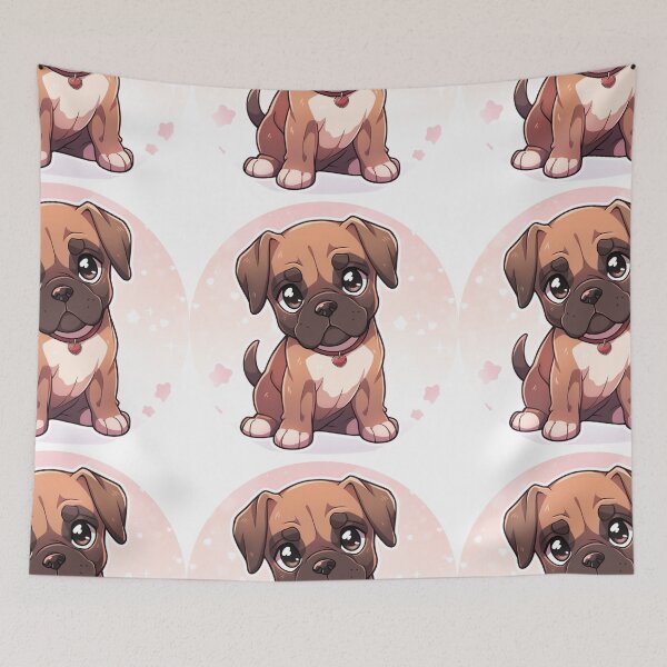 Item preview, Cute Boxer puppy dog designed and sold by MendaciousMina.