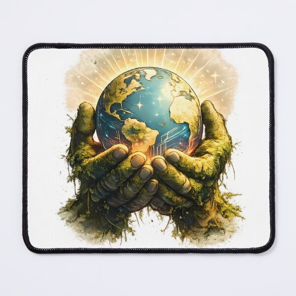 Item preview, Solarpunk Protect Our Home designed and sold by Verdanova Lab.