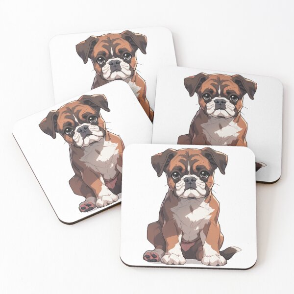 Item preview, Cute Boxer puppy dog designed and sold by MendaciousMina.