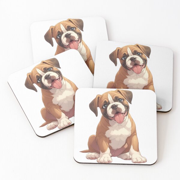 Item preview, Cute Boxer puppy dog designed and sold by MendaciousMina.