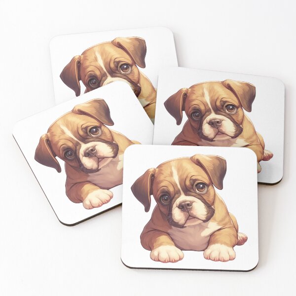 Item preview, Cute Boxer puppy dog designed and sold by MendaciousMina.