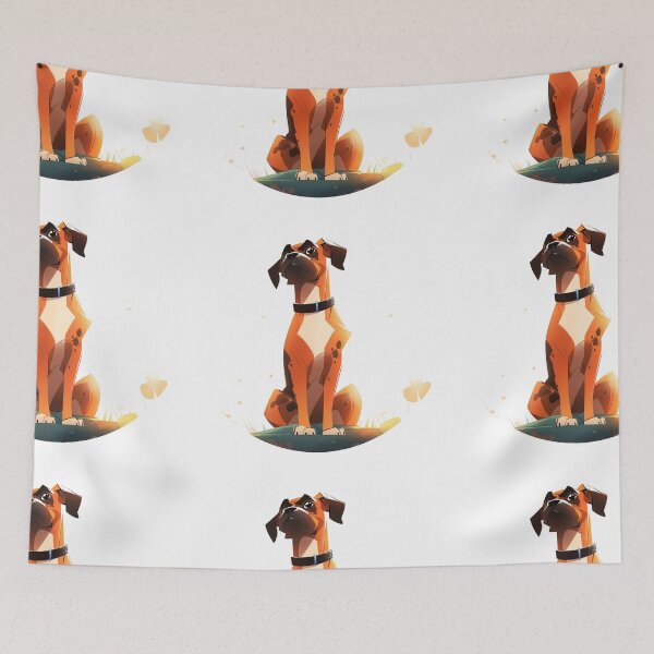 Item preview, Cute Boxer puppy dog designed and sold by MendaciousMina.