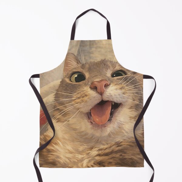 Item preview, Funny Cat with Tongue Out – Cute Goofy Kitty Expression designed and sold by Jesus-istheway.