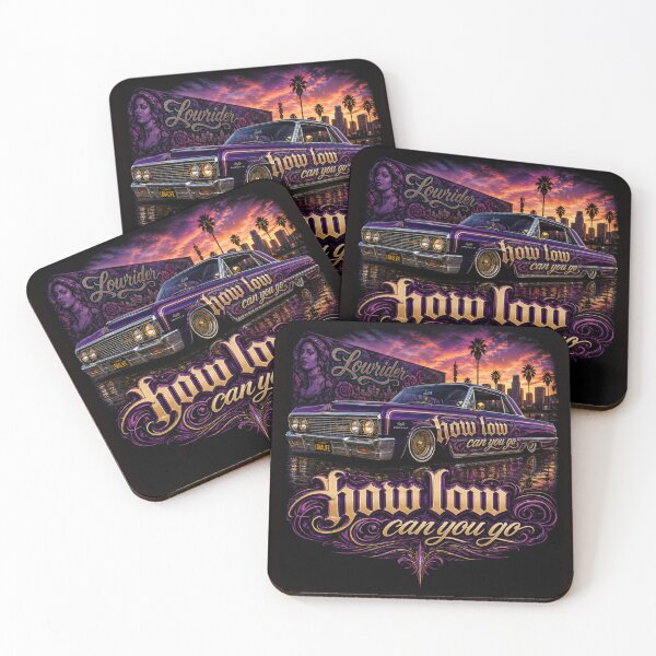 Item preview, How Low Can You Go Lowrider Car Graphic designed and sold by NapoliApparel.