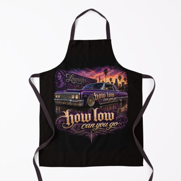 Item preview, How Low Can You Go Lowrider Car Graphic designed and sold by NapoliApparel.