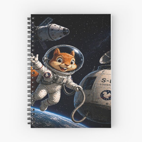 Item preview, Space Squirrel Astronaut – Logistics Unit S-01 designed and sold by SecretSquirrellDesigns.