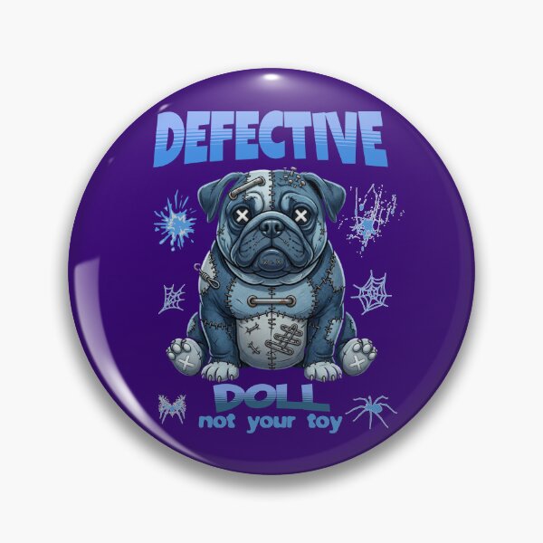 Item preview, Voodoo Pug – Not Your Toy Creepy Cute Gothic Dog Design designed and sold by PixelsPaws.