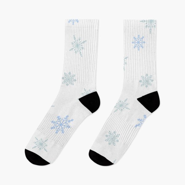 Item preview, Minimal Snowflake Pattern Blue Winter Aesthetic Design designed and sold by Hannah-Yei.
