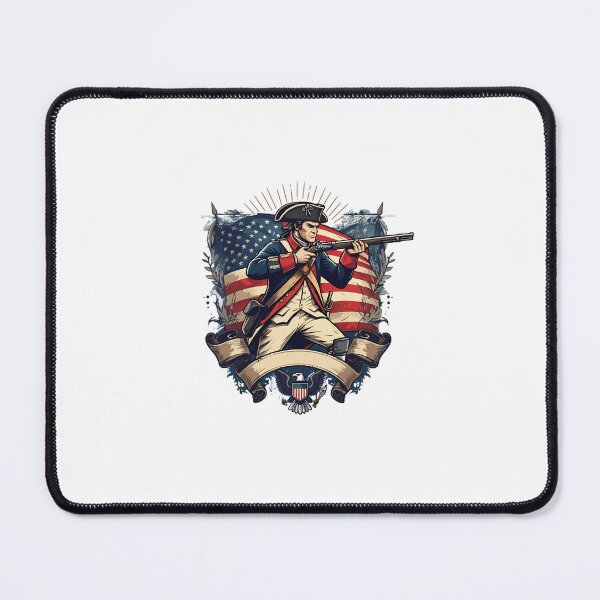 Item preview, American Revolution Soldier | Patriotic Grunge Flag Design designed and sold by chattsuede.