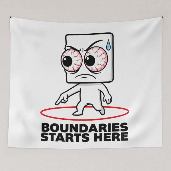 Item preview, Boundaries Starts Here designed and sold by BASED Originals.