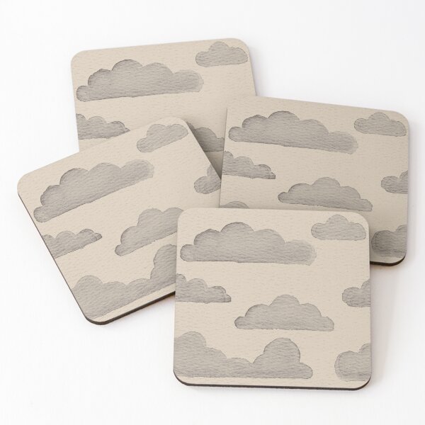 Item preview, Dreamtime Clouds Watercolor Pattern - Dove + Earth designed and sold by Irene Estelle.