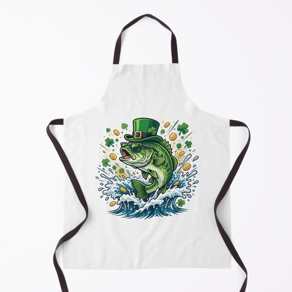 Item preview, St Patrick's Day Bass Fishing Leprechaun Catch designed and sold by chattsuede.