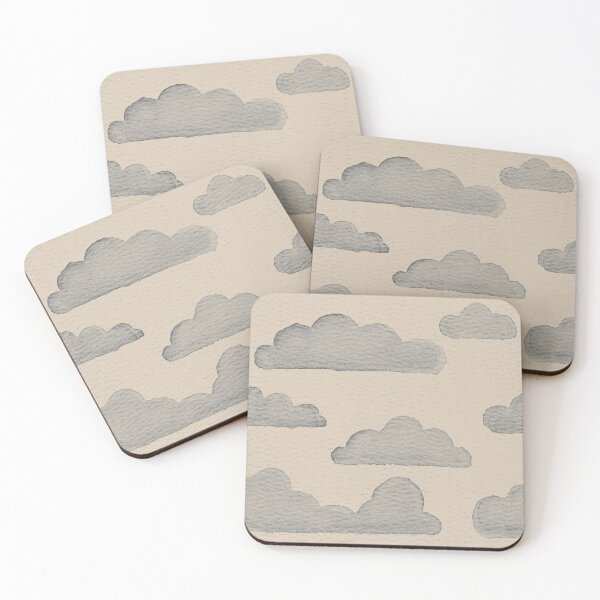 Item preview, Dreamtime Clouds Watercolor Pattern - Dove + Slate designed and sold by Irene Estelle.