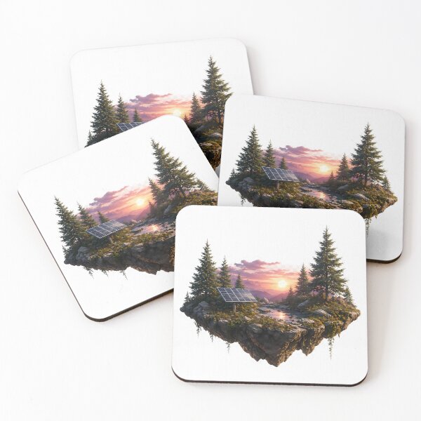 Item preview, Digital Sunset Pine designed and sold by Verdanova Lab.