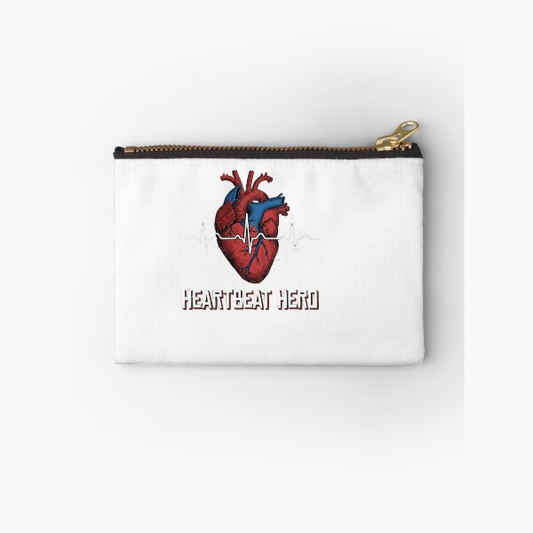 Item preview, Heartbeat Hero Realistic Anatomical Heart ECG Design designed and sold by chattsuede.