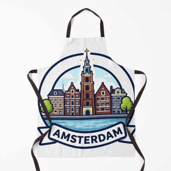 Item preview, Insignia de viaje a Ámsterdam designed and sold by AnimalAirtistry.