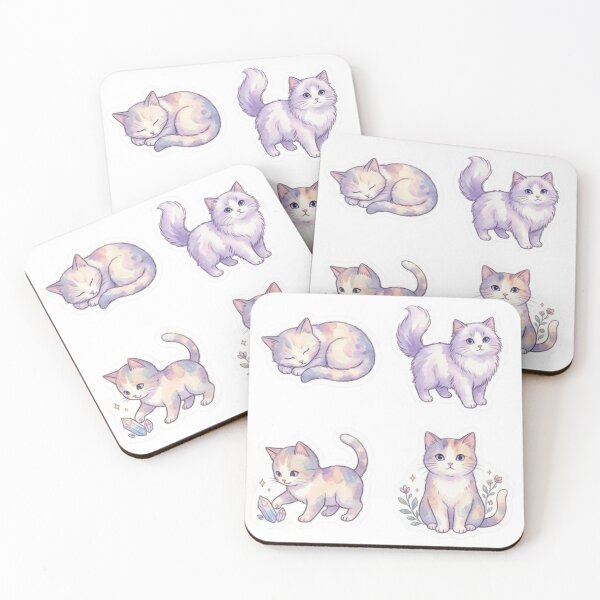 Item preview, Mystical Kawaii Cat Sticker Pack Vol.3 - Pastel Kittens & Magic designed and sold by LaniDigitalNook.