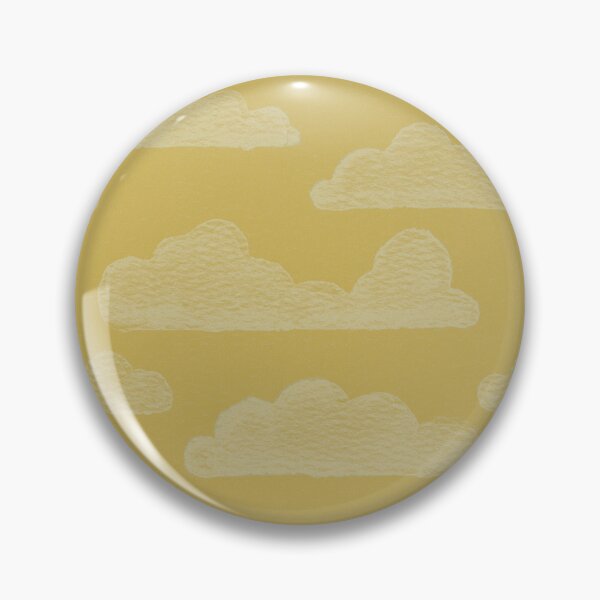 Item preview, Dreamtime Clouds Watercolor Pattern - Saffron + Gold designed and sold by Irene Estelle.