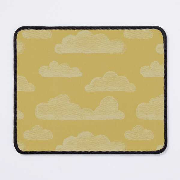 Item preview, Dreamtime Clouds Watercolor Pattern - Saffron + Gold designed and sold by Irene Estelle.