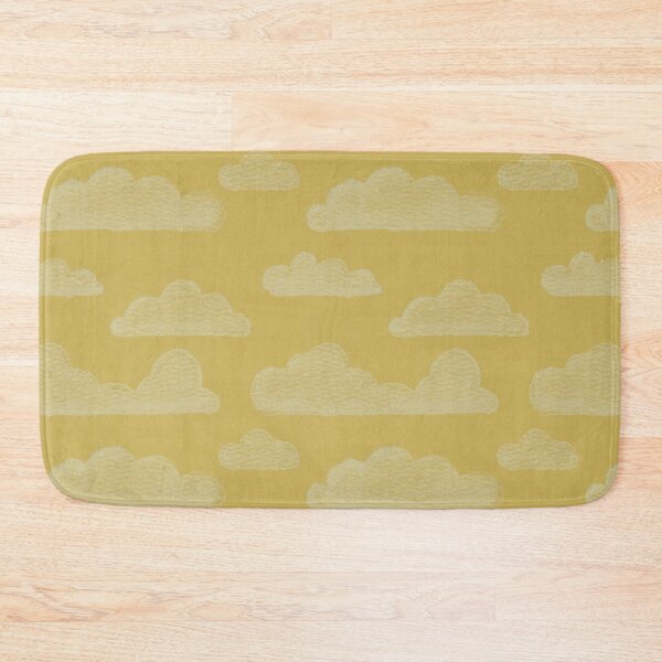 Item preview, Dreamtime Clouds Watercolor Pattern - Saffron + Gold designed and sold by Irene Estelle.